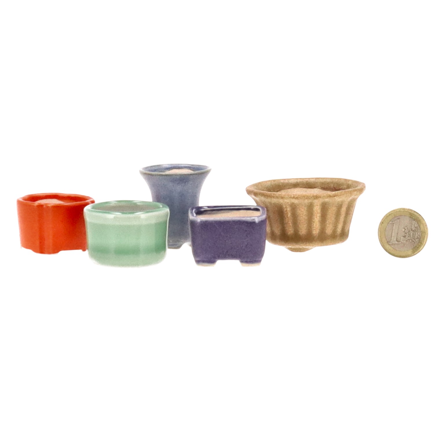 Set of mini pots