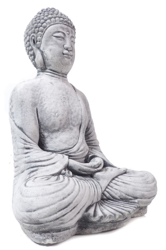 Buddha in pietra artificiale - 29 cm
