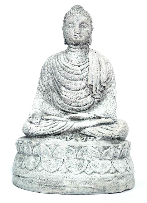 Buddha, freigiebig, aus Kunststein