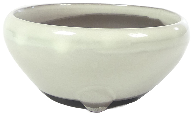 Pot, round - env. 13 x 13 x 5 cm
