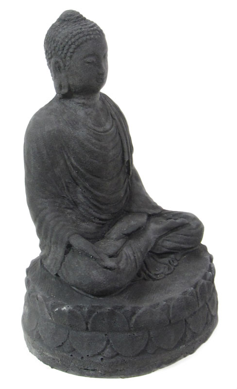 Buddha, freigiebig, aus Kunststein