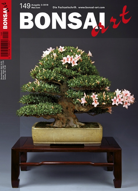 TITELTHEMA:  AZALEEN-BONSAI
Der Frühling ist die Zeit der Blüten-Bonsai. Die prächtigen Azaleen verzaubern im Mai und Juni mit ihrer Farbenpracht jeden Betrachter. In unserer Galerie sehen Sie schöne Beispiele dieser kleinen Blütenwunder und Janine Droste