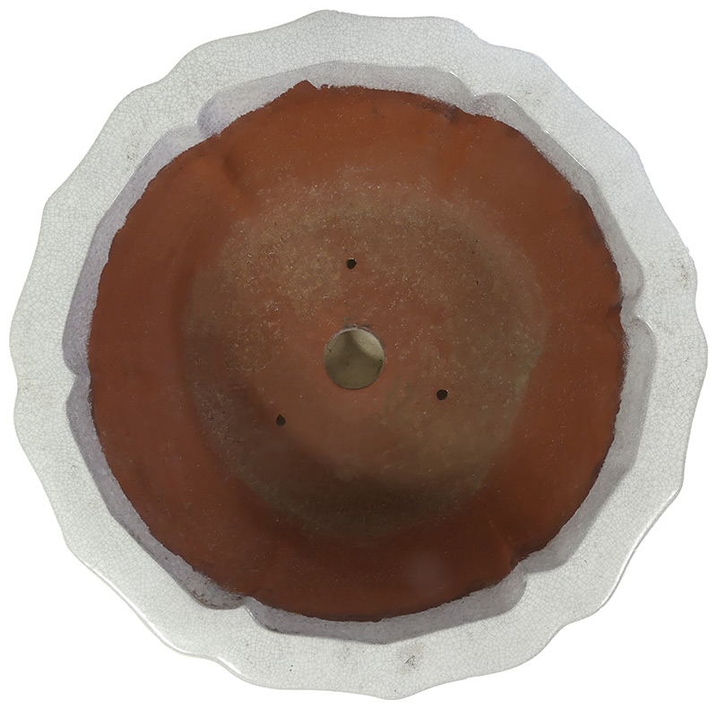 Pot, round - env. 43 x 43 x 16 cm