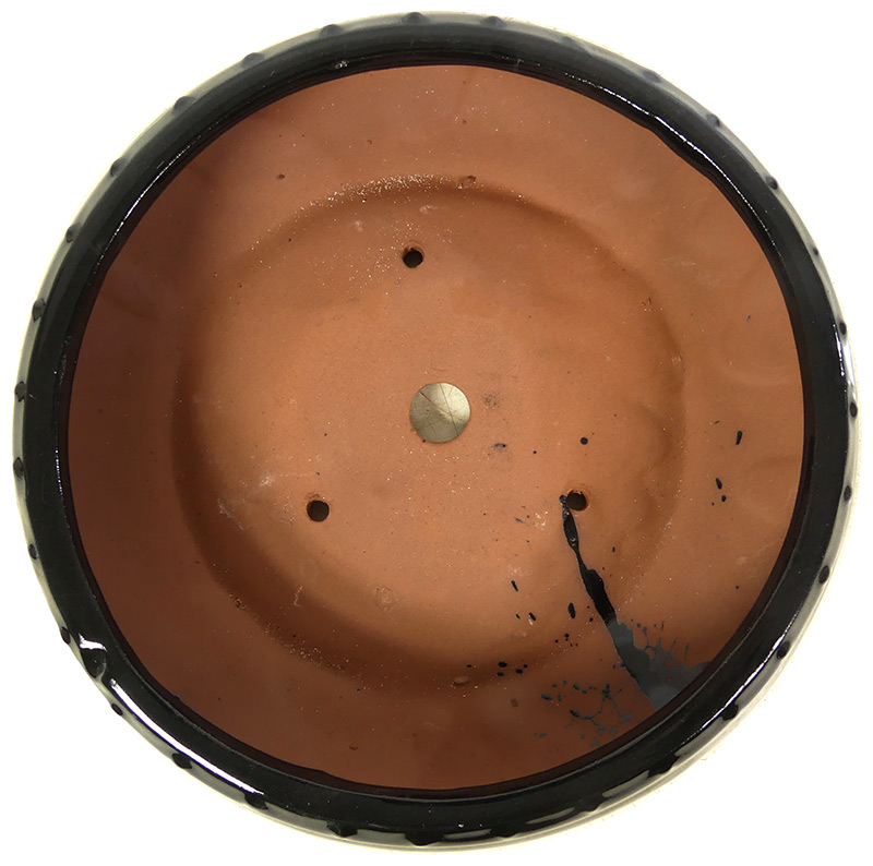 Pot, round - env. 29 x 29 x 7 cm