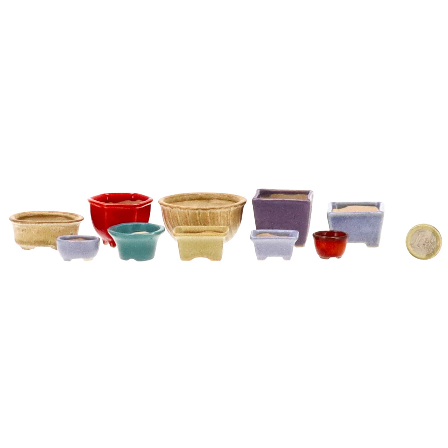 Set of mini pots